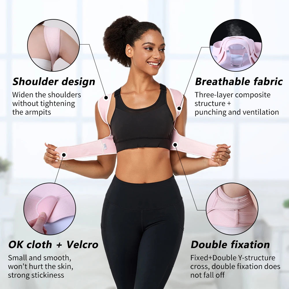 Anti-Humpback Orthotics Band Student Standing Posture Sitting Posture Spine Back Posture Correction Belt
