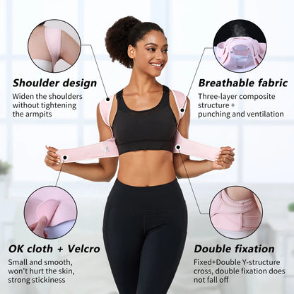Anti-Humpback Orthotics Band Student Standing Posture Sitting Posture Spine Back Posture Correction Belt